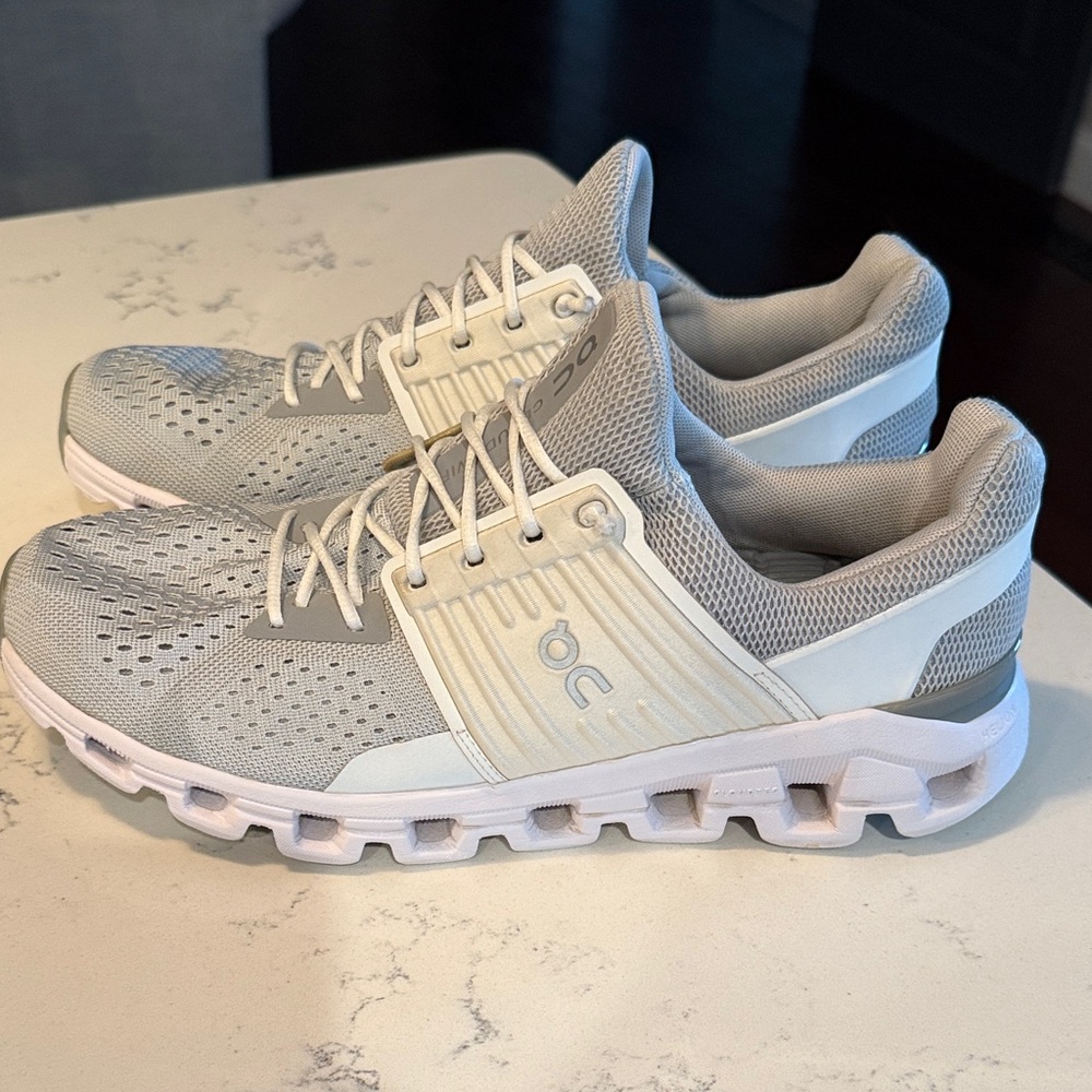ON Running Gray and White Sneakers Women’s Size 10